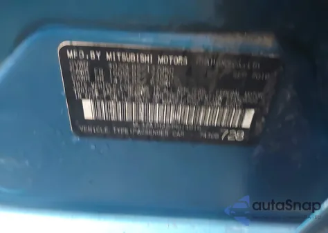 2017 Mitsubishi Mirage Es z USA, uszkodzony, nr VIN ML32A3HJ2HH014616